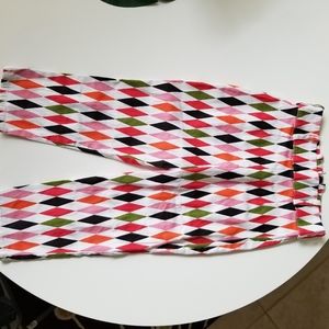 Michelin Pitt Deadly Dames Harlequin Diamond Capri pants Retro 1950s 50s Pinup